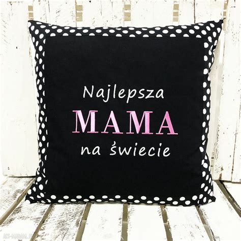 Poduszka Prezent Najlepsza Mama na Świecie ღ art Madam pl