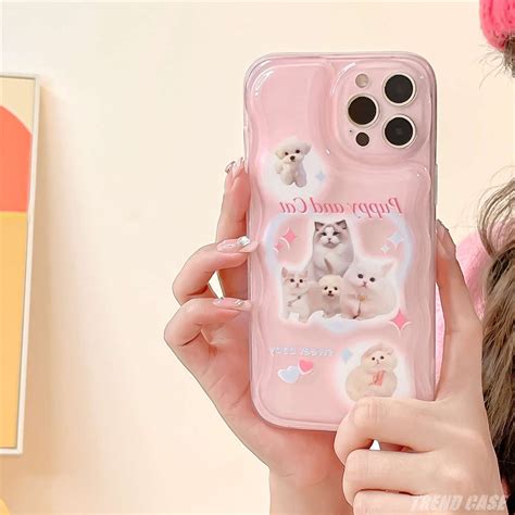 เคสโทรศัพท์มือถือแบบนิ่ม กันกระแทก ลายการ์ตูนแมวน่ารัก สีชมพู สไตล์