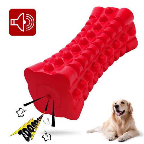 VANFINE Dog Squeaky Toys Almost indestructible Tough durable dog toys ...