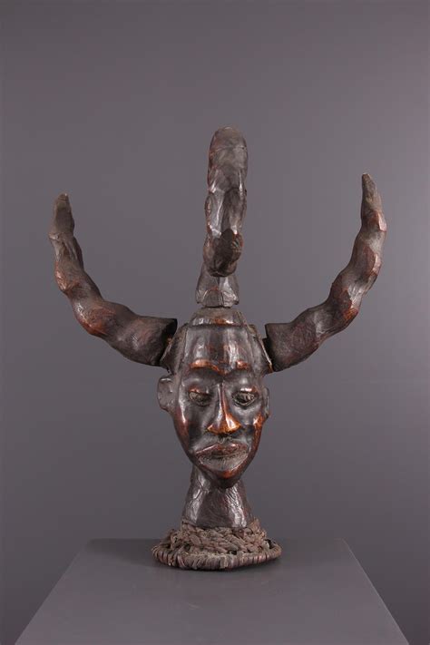 Ekoi Mask 27508 African Mask Tribal Art Primitive Art Ejagham