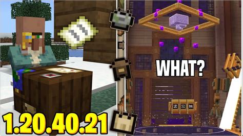 Minecraft Pe 1 20 40 21 Novidade Paridades E Correções Bedrock