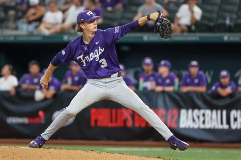 Baseball Tcu Rhp Caedmon Parker Selected By Milwaukee Brewers In 11th