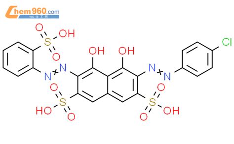 109897 43 0 2 7 Naphthalenedisulfonic Acid 3 4 Chlorophenyl Azo 4 5