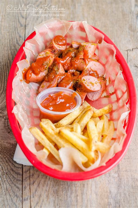 Currywurst, German Street Food - MySpicyKitchen