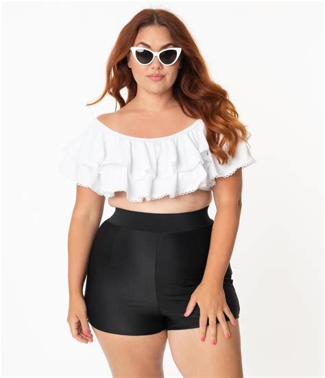 Retro Women’s Swimwear Unique Vintage In 2021 Unique Swimsuits Plus Size Plus Size Swim