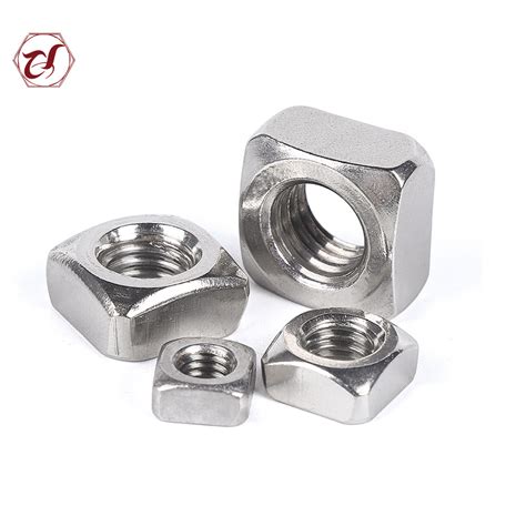 Din M Stainless Steel Square Nuts China Din Square