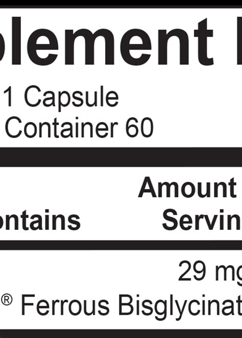 Ortho Molecular Products Reacted Iron 60 Capsules Lone Star Vitality