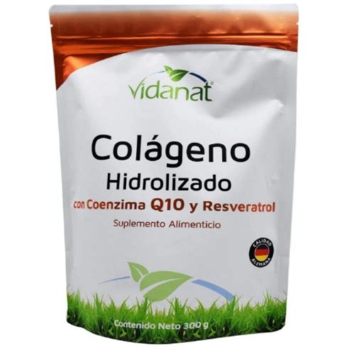 Colageno Hidrolizado Puro Con Matcha Vidanat 300 G Natural Life