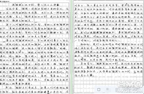 随便这个词汇有很多种含义材料作文800字 关于随便这个词汇有很多种含义的材料作文800字 答案圈