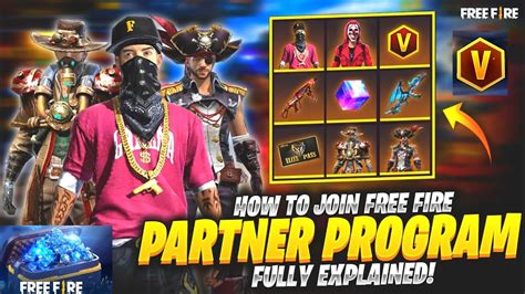 How To Join Free Fire Partner Program V Bagde Kaise Milega Garena