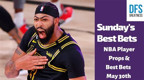 Sundays Best Bets Nba Player Props And Spread Picks For May 30th Youtube