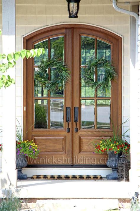 Arched Top French Door This Is Not A Fiberglass With Regard To French Doors Exterior Double