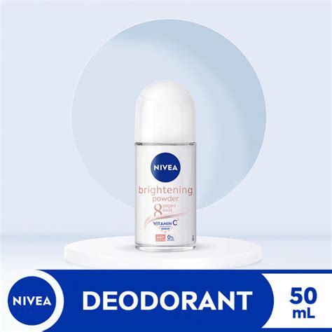 NIVEA Deodorant Brightening Powder Anti Perspirant Roll On 50ml