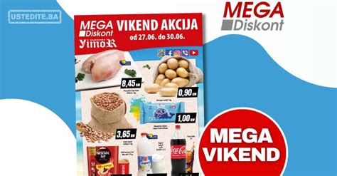 Mega Diskont Vikend Akcija 27 30 6 2024 Ustedite Ba