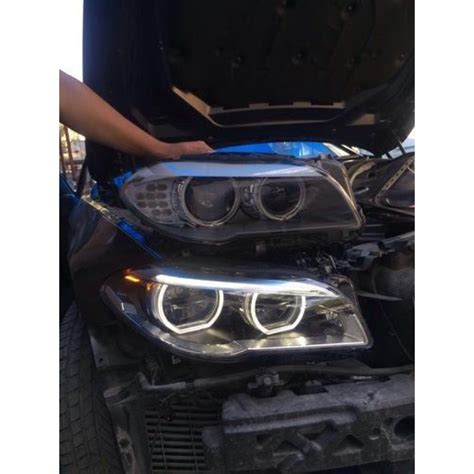 Headlights Full Led Bi Xenon Angel Eyes For Bmw Series F F