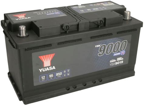 AKUMULATOR YUASA 12V 95Ah 850A START STOP AGM P YBX9019 za 879 89 zł z