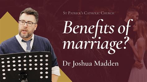 Why Should I Get Married Dr Joshua Madden Youtube