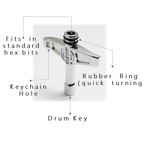 Dixon Multi Function Drum Key Pk 1