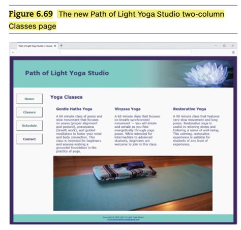 Solved Path Of Light Yoga Studio Chapter 62 Modify The