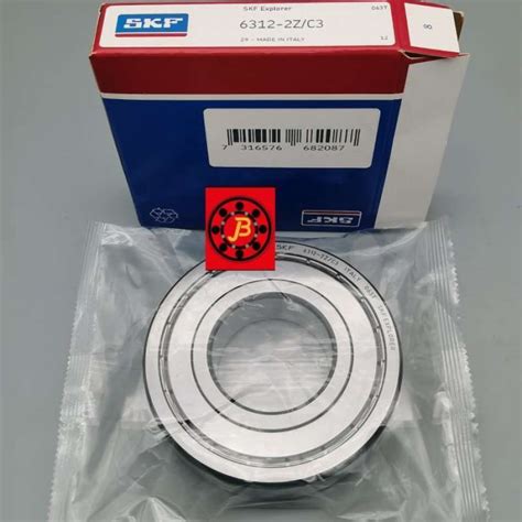 Jual Ball Bearing 6312 2z C3 Skf Italy Laker Lahar Original