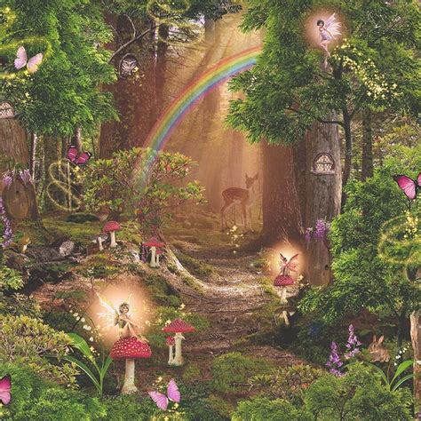 Fairy Forest Wallpapers Top Free Fairy Forest Backgrounds