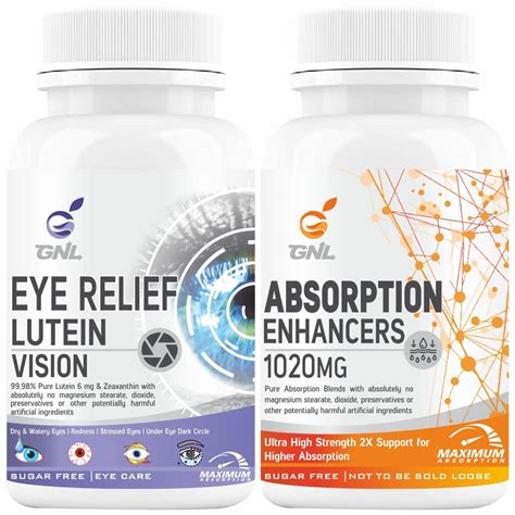 Buy GNL Eye Supplements To Improve Vision With Lutein Zeaxanthin A C