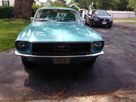 1967 Ford Mustang 31500 Mile Restored Arizone Car In Frost Turquoise