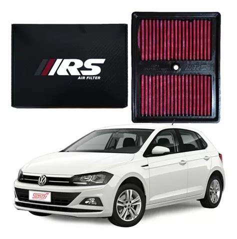 Filtro Ar Esportivo Inbox Rs Vw Polo 1 0 Tsi 2019 Brinde Escorrega