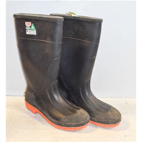 Csa Safety Steel Toe Rubber Boots Size 11