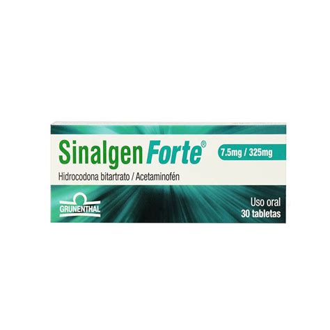 Sinalgen Forte Mg Tabletas Farmacenter Pharmahome