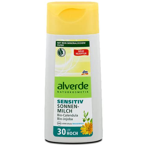 Alverde Sensitiv Sonnenmilch LSF 30 Sonne