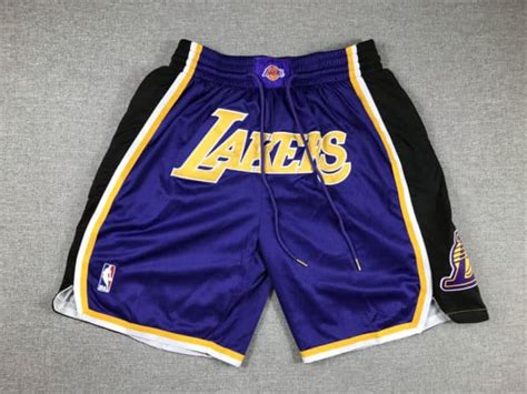 Los Angeles Lakers Statement Shorts - Purple - Basketball Shorts Store