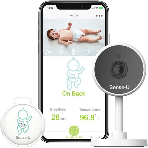 Sense-U Video+Breathing Baby Monitor with 1080P HD Camera - Go Real