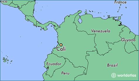 Where is Cali, Colombia? / Cali, Valle del Cauca Map - WorldAtlas.com