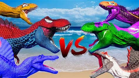 Final Boss Dinosaur Battle T Rex Tarbosaurus Indominus Rex