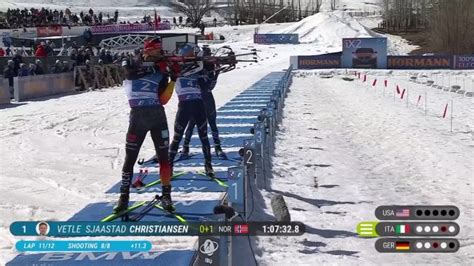 Biathlon CM H Le résumé du relais hommes de Soldier Hollow