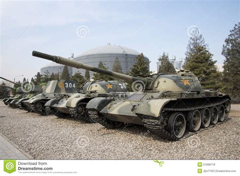 Asian Chinese, Beijing, Tank Museum Editorial Stock Photo - Image: 51699718