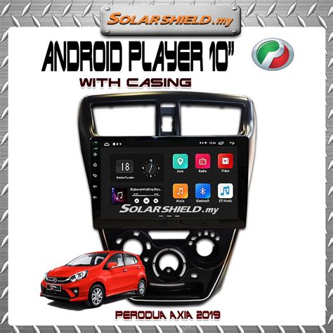 Perodua Axia 2019 2022 10 Android Player Touch Screen GPS Waze