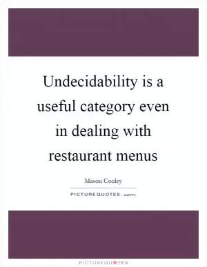 Restaurant Menu Quotes & Sayings | Restaurant Menu Picture Quotes