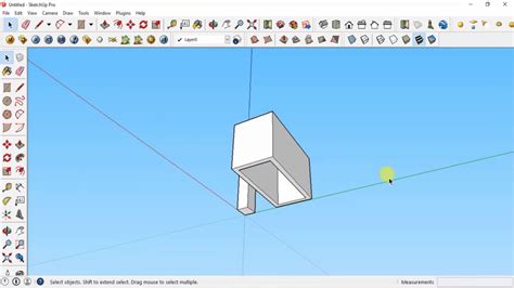 Sketchup Tutorial For Beginners Introduction To Basic Tools 01 Youtube