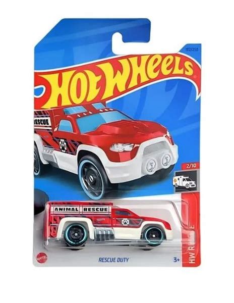 Hot Wheels Машинка базовой коллекции RESCUE DUTY красная 5785 HKK70 купить с доставкой по
