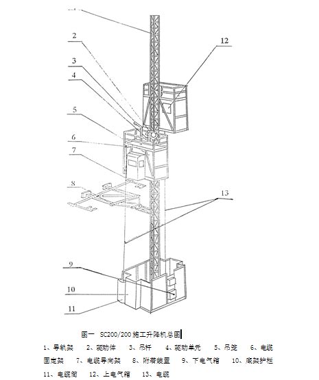 施工升降机安装方案 建筑安全文明 筑龙建筑施工论坛