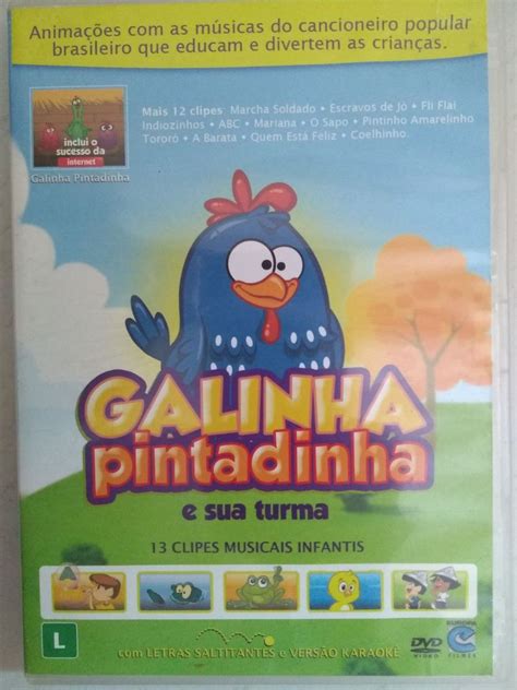 Kit Dvds Galinha Pintadinha Vol E Item Infantil Dvd Usado