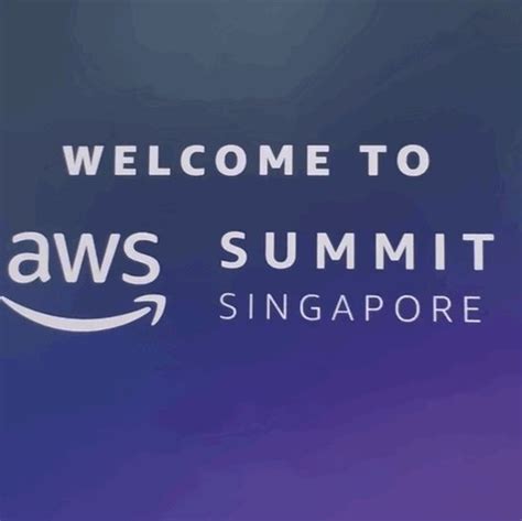 AWS Education On Twitter RT AWS Gov The AWSSummit Singapore