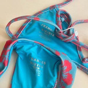 Frankie S Bikinis Swim Nwt Frankies Bikinis Blue Magic Terry Bikini Set Poshmark