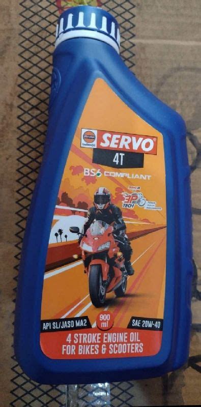 Servo 4T Engine Oil Packaging Size Bottle Of 900 Ml At Rs 200