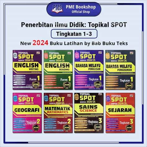 Pme Bookshop Edisi Penerbitan Ilmu Didik Topikal Spot Kssm