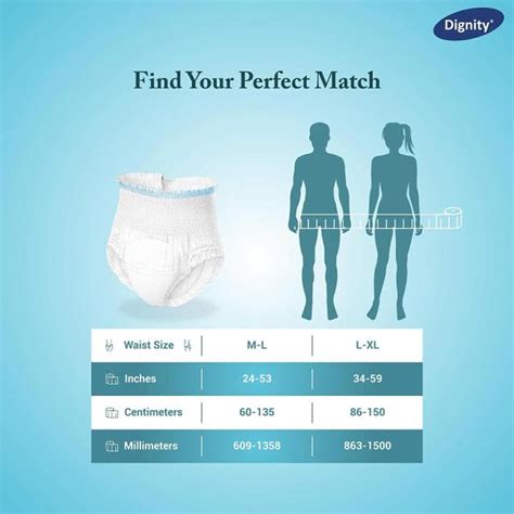 Dignity Premium Pull Up Adult Diapers Medium Large Waist Size 24