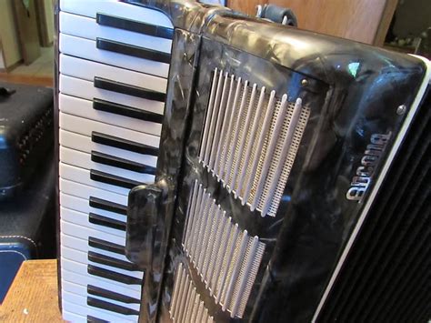 Accordion Anocona 96 Bass Black Pearl 3 4 Reeds LMM 15 75 Reverb