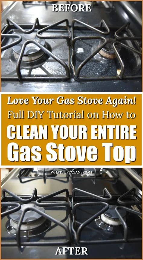 How To Efficiently Clean Gas Stove Tops Burners And Grates In 2023 Clean Gas Stove Top Gas